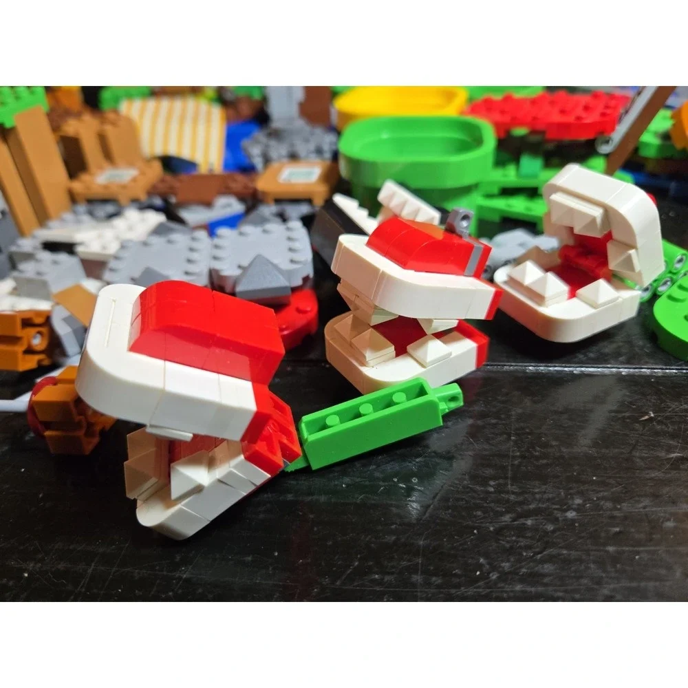 Lego Super Mario Bulk Lot 5+ Pounds With Mario Scanner, Tiles, Ball And Chain
